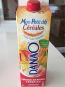 Boisson fraise banane céréales Danao