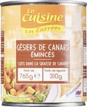 Gésiers de canard émincés