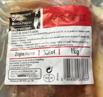 Confit de canard 4 cuisses