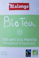 Bio tea thé vert à la menthe