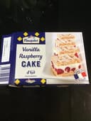 Cake vanilla raspberry