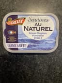 Sardines au naturel