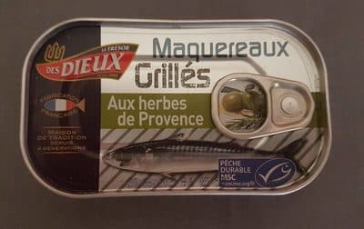 Maquereaux grillés herbes de Provence