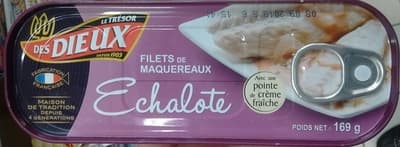 Filets de Maquereaux Echalote