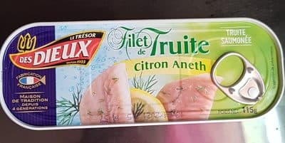 Filet de truite Citron Aneth