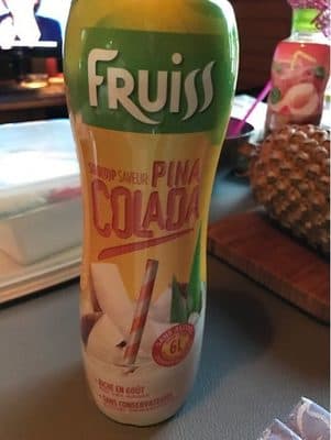 Sirop Saveur pina Colada