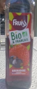 Sirop de grenadine bio bouteille verre