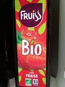 Sirop de fraise bio bouteille verre