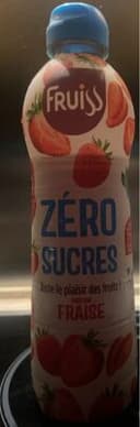 Sirop de fraise zéro sucre