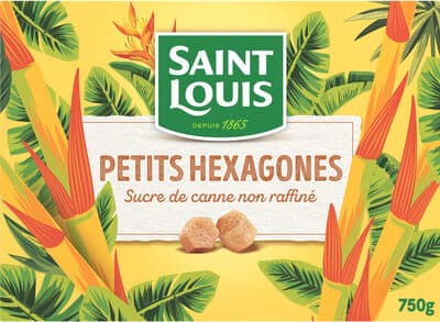 Petits "Hexagone" pure canne 750g