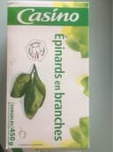 Epinards en branches surgeles