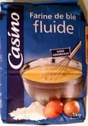 Farine de blé fluide