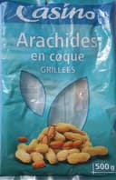 Arachides en coque grillées