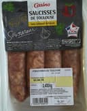 Saucisses de Toulouse (x 4)