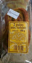 2 pains aux raisins