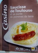 Saucisse de Toulouse et purée de pommes de terre