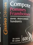 Compote Pommes Framboises