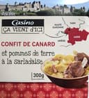 Confit de canard et pommes de terre à la sarladaise