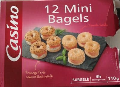 12 Mini Bagels