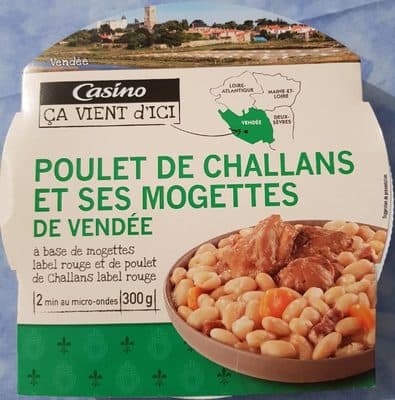 Poulet de Challans et mogettes de vendée