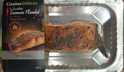 Le Succulent Saumon flambé aux 5 poivres