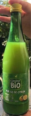 Pur jus de citron biologique