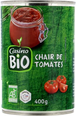 Chair de tomates biologiques