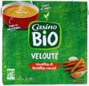 Velouté de carottes et lentilles corail BIO
