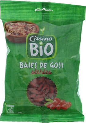Baies de goji issues de l'agriculture biologique
