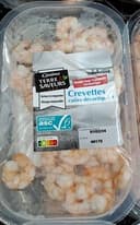 Crevette cuite décortiquées terre saveur