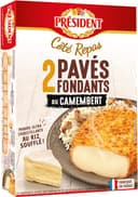 PRESIDENT COTE REPAS 2 PAVES FONDANTS AU CAMEMBERT 200g