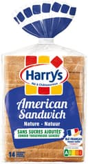 American Sandwich Nature Sans Sucres Ajoutés 550G