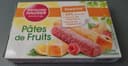 Barres pâtes de fruits individuelles