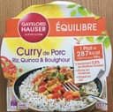 Curry de Porc, Riz, Quinoa & Boulghour