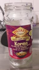 Sauce curry indienne korma