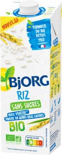 Boisson végétale riz sans sucres bio