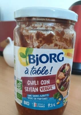 Chili con seitan veggie