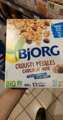 Crousti pétales chocolat noir bio