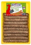20 saucisses de volailles aux herbes