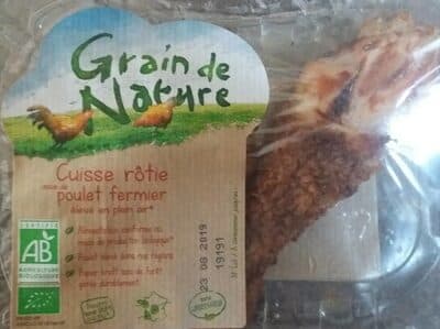 Cuisse rôtie poulet fermier