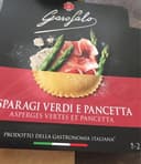Pâtes fraîches asperges vertes et pancetta