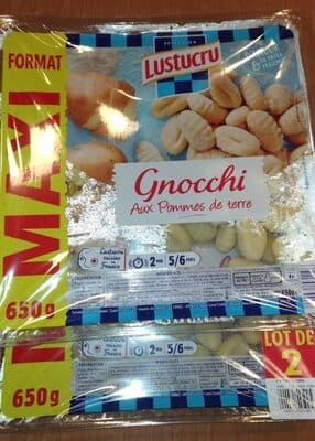 Lot 2 gnocchi 650g