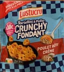 Tortellini crunchy fondant au poulet rôti et crème à poêler