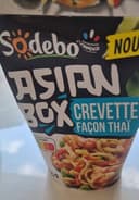 Asian box Crevettes façon thaï