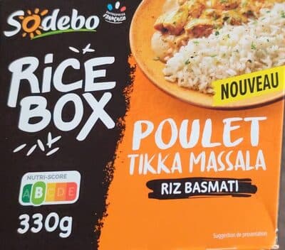 Rice Box Poulet Tikka Massala Riz Basmati