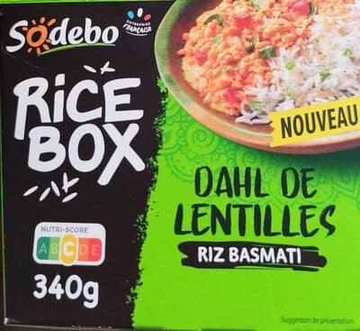 Rice box Dalh de lentilles
