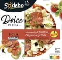 Pizza Dolce Sicilia Mozzarella Chorizo Oignons