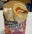 Wrappers pulled pork oignons cheddar
