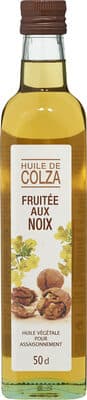 Huile de colza fruitée aux noix