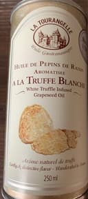 Huile de pepins de raisin aromatisée a la truffe blanche